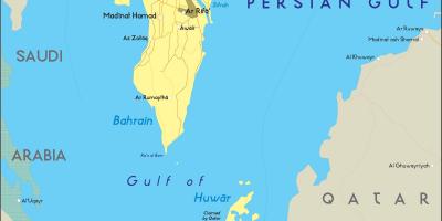 Karta över Bahrain offline