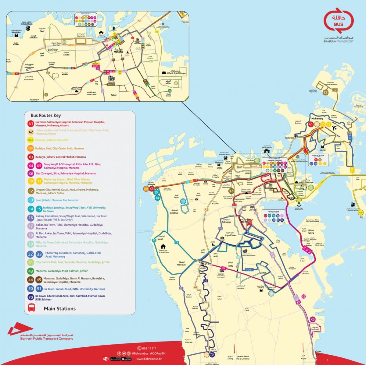Bahrain buss rutt karta