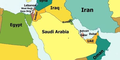 Bahrain land i världen karta