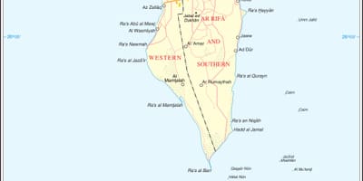 Bahrain politiska karta