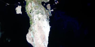 Karta över Bahrain satellit -