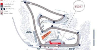 Karta över Bahrain gp
